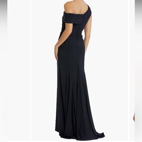 Ieena Mac Duggal 26517 Sleeveless Foldover Off Shoulder Gown Dress NWT Women’s 8 - Picture 2 of 14